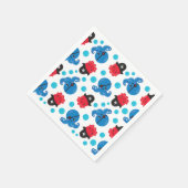 Pirate Octopus, Octopus Pattern, Zee Animals Servet (Hoek)