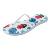 Pirate Octopus, Octopus Pattern, Zee Animals Teenslippers (Schuin)