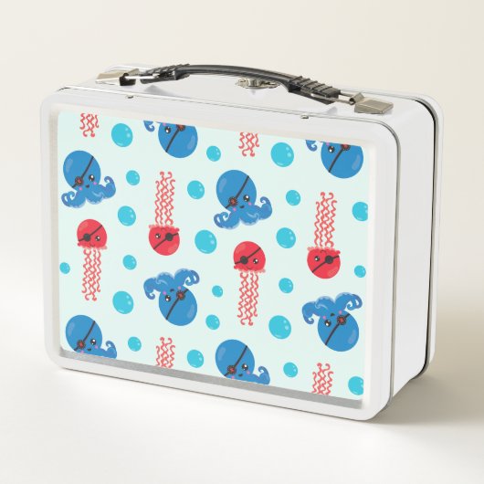 Pirate Octopus, Pirate Jellyfish, Zee Animals (Achterkant)