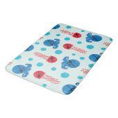 Pirate Octopus, Pirate Jellyfish, Zee Animals Badmat (Gekanteld)