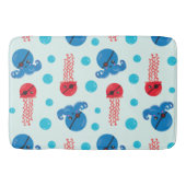 Pirate Octopus, Pirate Jellyfish, Zee Animals Badmat (Voorkant)