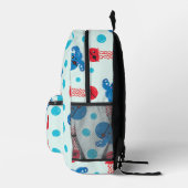 Pirate Octopus, Pirate Jellyfish, Zee Animals Bedrukte Rugzak (Rechts)