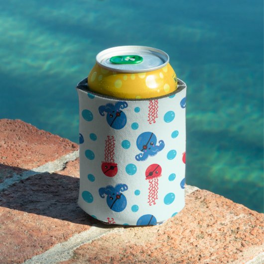 Pirate Octopus, Pirate Jellyfish, Zee Animals Blikjeskoeler (Insitu Zwembad)