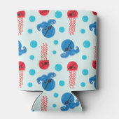 Pirate Octopus, Pirate Jellyfish, Zee Animals Blikjeskoeler (Achterkant)