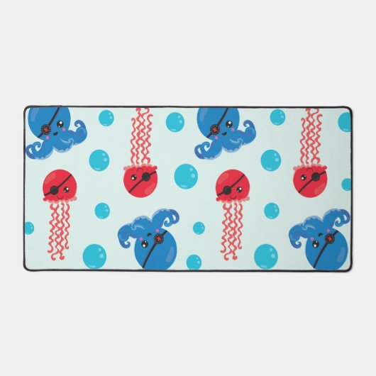 Pirate Octopus, Pirate Jellyfish, Zee Animals Bureaumat (Voorkant)