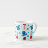 Pirate Octopus, Pirate Jellyfish, Zee Animals Espresso Kop (Voorkant rechts)