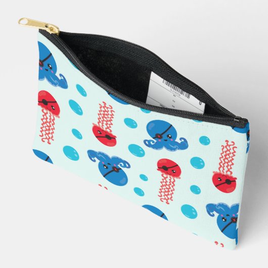 Pirate Octopus, Pirate Jellyfish, Zee Animals Etui (Open)