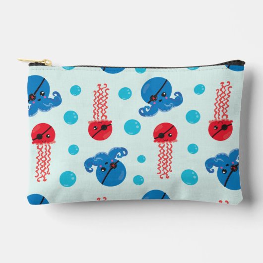 Pirate Octopus, Pirate Jellyfish, Zee Animals Etui (Voorkant)