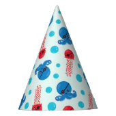 Pirate Octopus, Pirate Jellyfish, Zee Animals Feesthoedjes (Voorkant)