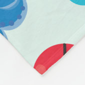 Pirate Octopus, Pirate Jellyfish, Zee Animals Fleece Deken (Hoek)