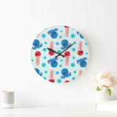 Pirate Octopus, Pirate Jellyfish, Zee Animals Grote Klok (Huis)