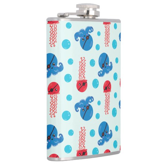 Pirate Octopus, Pirate Jellyfish, Zee Animals Heupfles (Rechts)