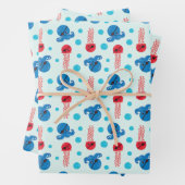 Pirate Octopus, Pirate Jellyfish, Zee Animals Inpakpapier Vel (In situ)