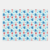 Pirate Octopus, Pirate Jellyfish, Zee Animals Inpakpapier Vel (Voorkant 3)