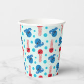 Pirate Octopus, Pirate Jellyfish, Zee Animals Papieren Bekers (Voorkant)