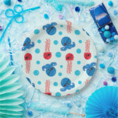 Pirate Octopus, Pirate Jellyfish, Zee Animals Papieren Bordje (Feest)