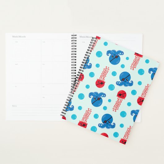 Pirate Octopus, Pirate Jellyfish, Zee Animals Planner (Display)