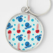 Pirate Octopus, Pirate Jellyfish, Zee Animals Sleutelhanger (Voorkant)