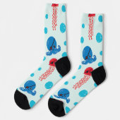 Pirate Octopus, Pirate Jellyfish, Zee Animals Sokken (Links)