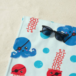 Pirate Octopus, Pirate Jellyfish, Zee Animals Strandlaken