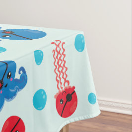 Pirate Octopus, Pirate Jellyfish, Zee Animals Tafelkleed