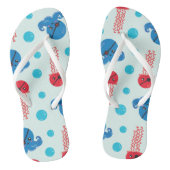 Pirate Octopus, Pirate Jellyfish, Zee Animals Teenslippers (Voetbed)