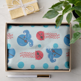 Pirate Octopus, Pirate Jellyfish, Zee Animals Tissuepapier