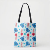 Pirate Octopus, Pirate Jellyfish, Zee Animals Tote Bag (Voorkant)