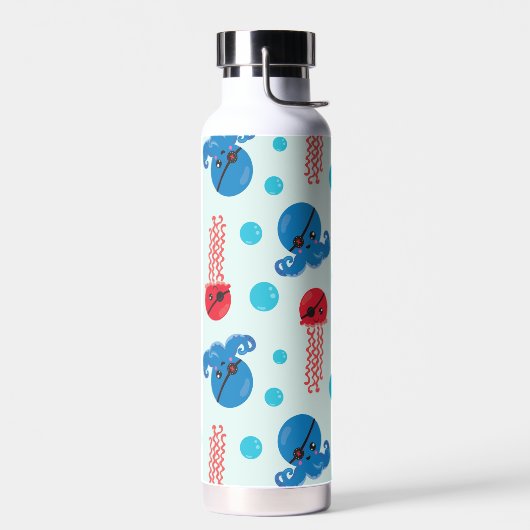 Pirate Octopus, Pirate Jellyfish, Zee Animals Waterfles (Links)