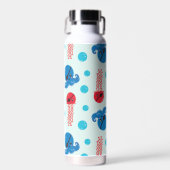 Pirate Octopus, Pirate Jellyfish, Zee Animals Waterfles (Voorkant)