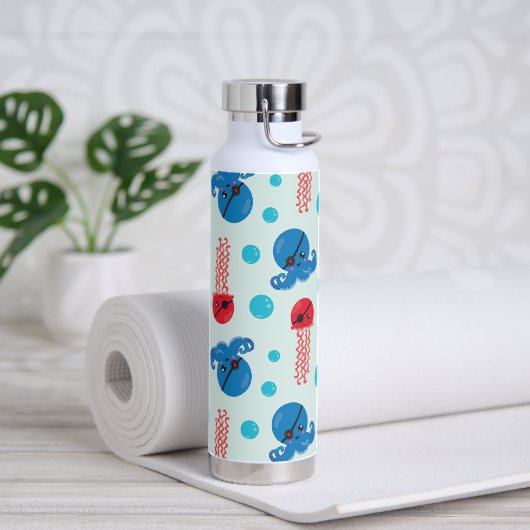 Pirate Octopus, Pirate Jellyfish, Zee Animals Waterfles (Yoga)