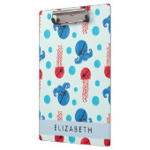 Pirate Octopus, Pirate Jellyfish, Zee, Jouw naam Klembord (Links)