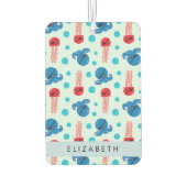 Pirate Octopus, Pirate Jellyfish, Zee, Jouw naam Luchtverfrisser (Achterkant)