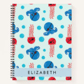 Pirate Octopus, Pirate Jellyfish, Zee, Jouw naam Notitieboek (Voorkant)
