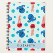 Pirate Octopus, Pirate Jellyfish, Zee, Jouw naam Planner (Voorkant)