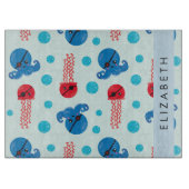 Pirate Octopus, Pirate Jellyfish, Zee, Jouw naam Snijplank (Voorkant)