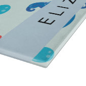 Pirate Octopus, Pirate Jellyfish, Zee, Jouw naam Snijplank (Hoek)