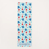 Pirate Octopus, Pirate Jellyfish, Zee, Jouw naam Yogamat (Voorkant)