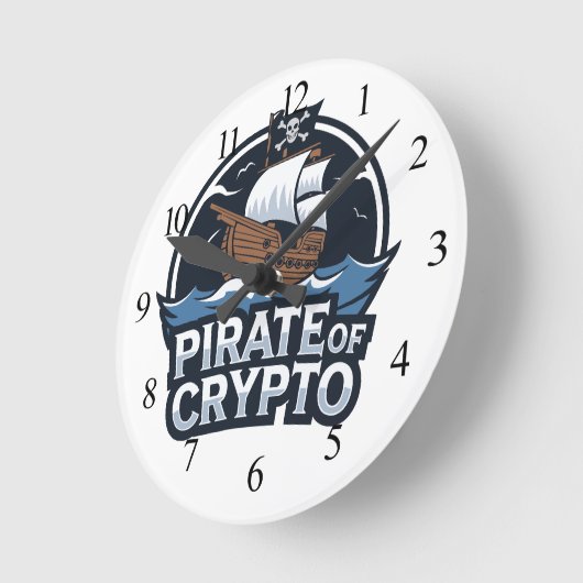 Pirate of Crypto Ronde Klok (Hoek)