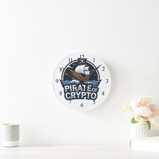 Pirate of Crypto Ronde Klok (Huis)