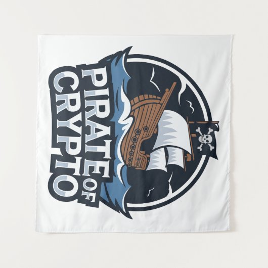 Pirate of Crypto Wandkleed (Voorkant (horizontaal))