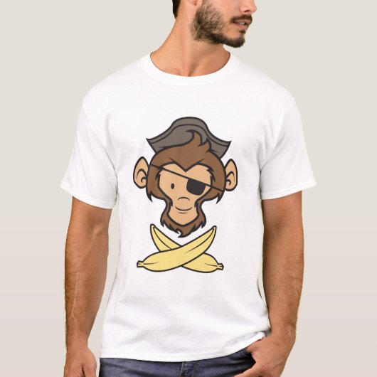 Pirate of the Monkey Island T-shirt (Voorkant)