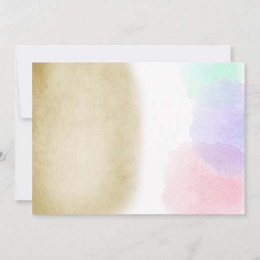 Pirate of Zeemeermin uitnodiging voor verjaardag B (Achterkant)