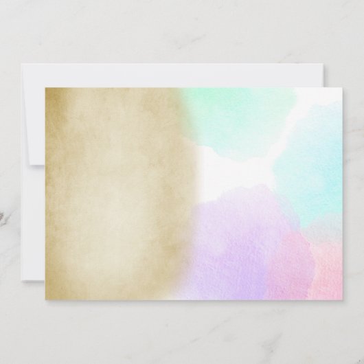 Pirate of Zeemeermin uitnodiging voor verjaardag B (Achterkant)