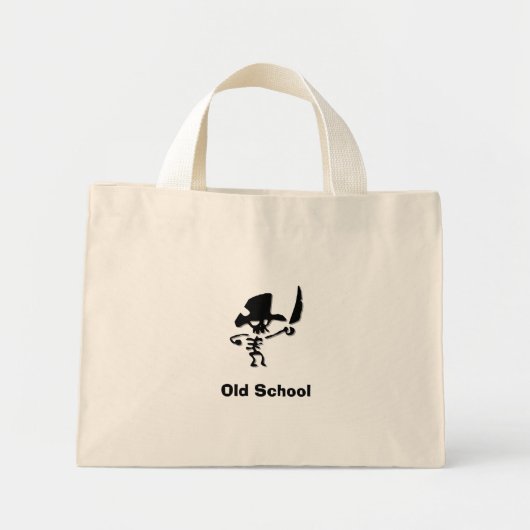 Pirate Old School Mini Tote Bag (Voorkant)