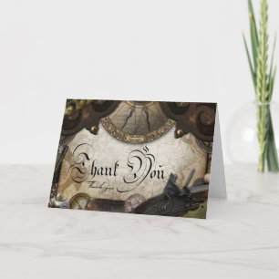 Pirate Old World-kaart met dank aan je creditcard Kaart