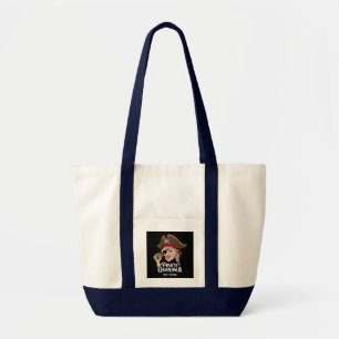Pirate Oma Grappige Grootmoeder Halloween Kostuum Tote Bag