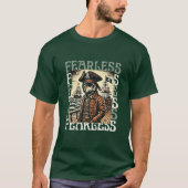 Pirate onbevreesd t-shirt (Voorkant)