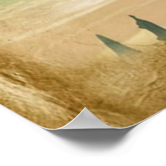 Pirate op schateiland poster (Hoek)