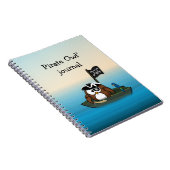 pirate owl - verjaardagsfeest notitieboek (Rechterzijde)